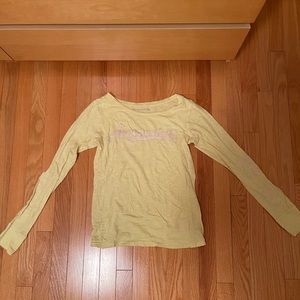 Neon yellow Aeropostale long sleeve
